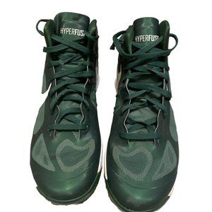 Nike Zoom Hyperfuse Men's Basketball Shoes Size 12 Green White